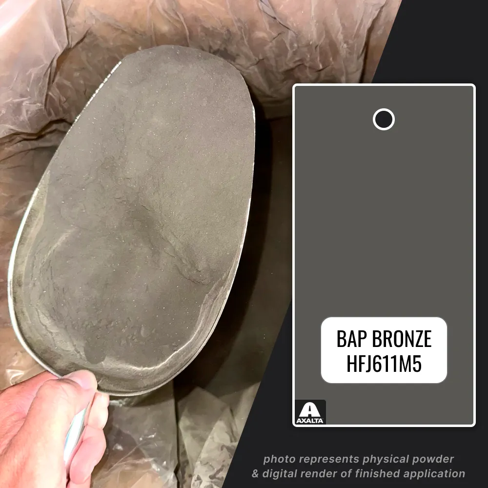BAP Bronze Powder Coating Paint, 1 lb - Axalta HFJ611M5