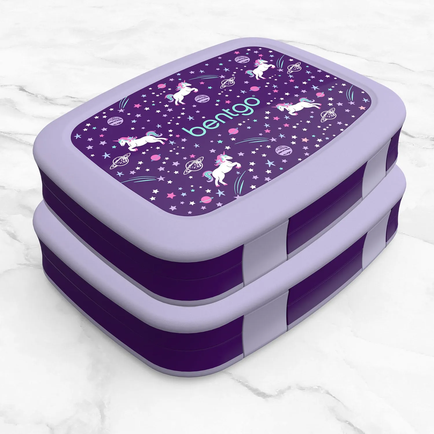 Bentgo Kids Prints Lunch Box (2-Pack)