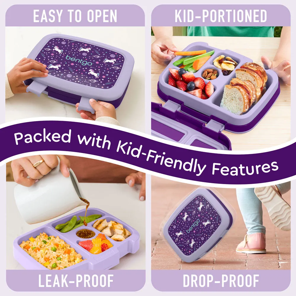 Bentgo Kids Prints Lunch Box (2-Pack)