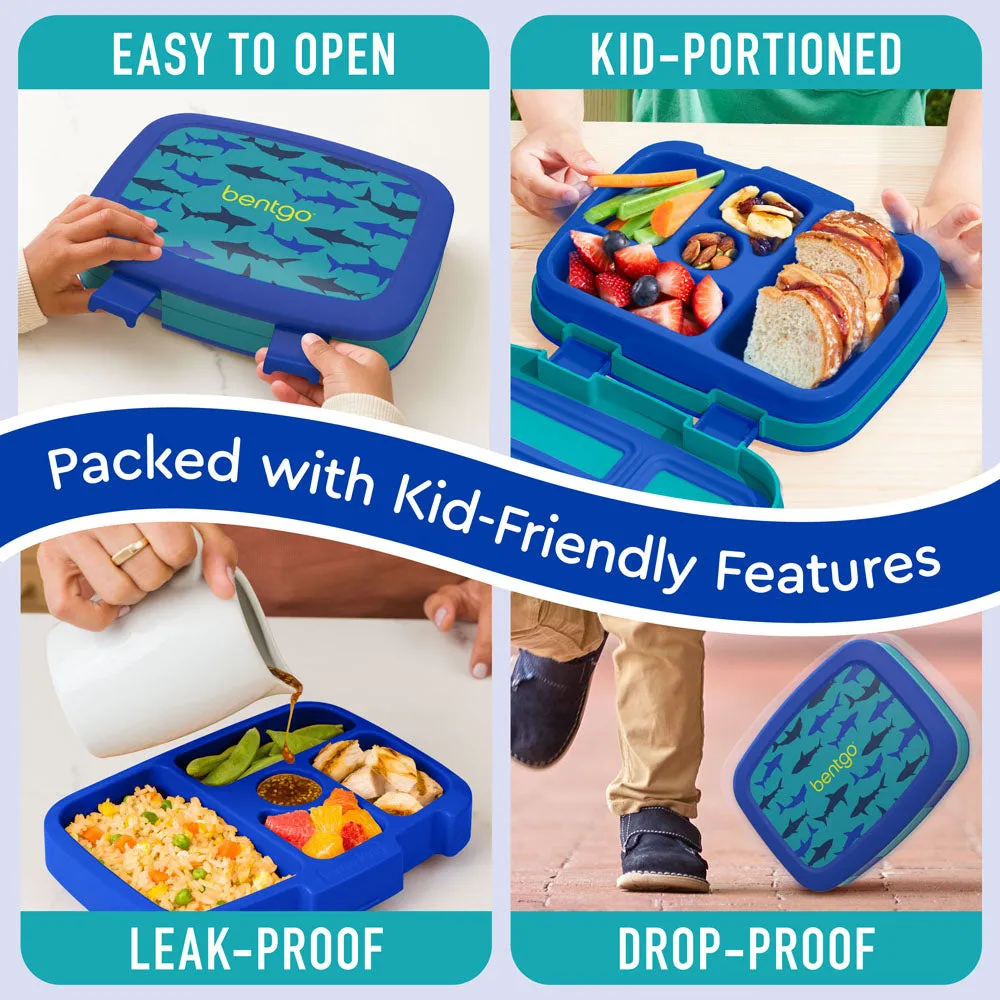 Bentgo Kids Prints Lunch Box (2-Pack)