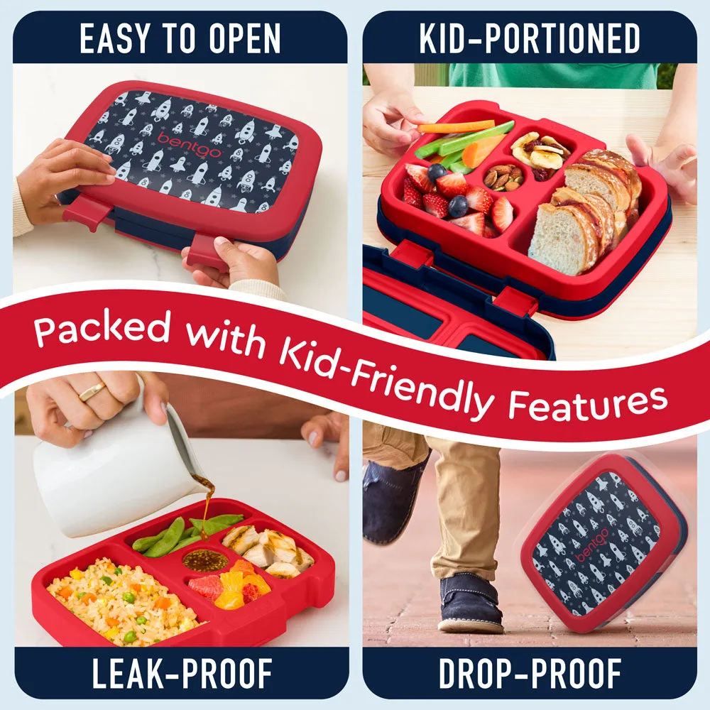 Bentgo Kids Prints Lunch Box (2-Pack)