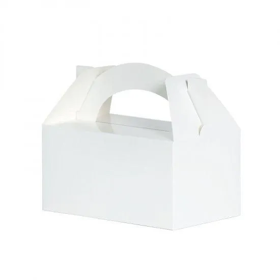 Classic White Paper Lunch Boxes
