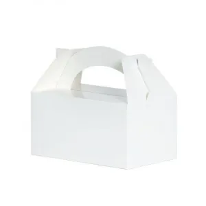 Classic White Paper Lunch Boxes