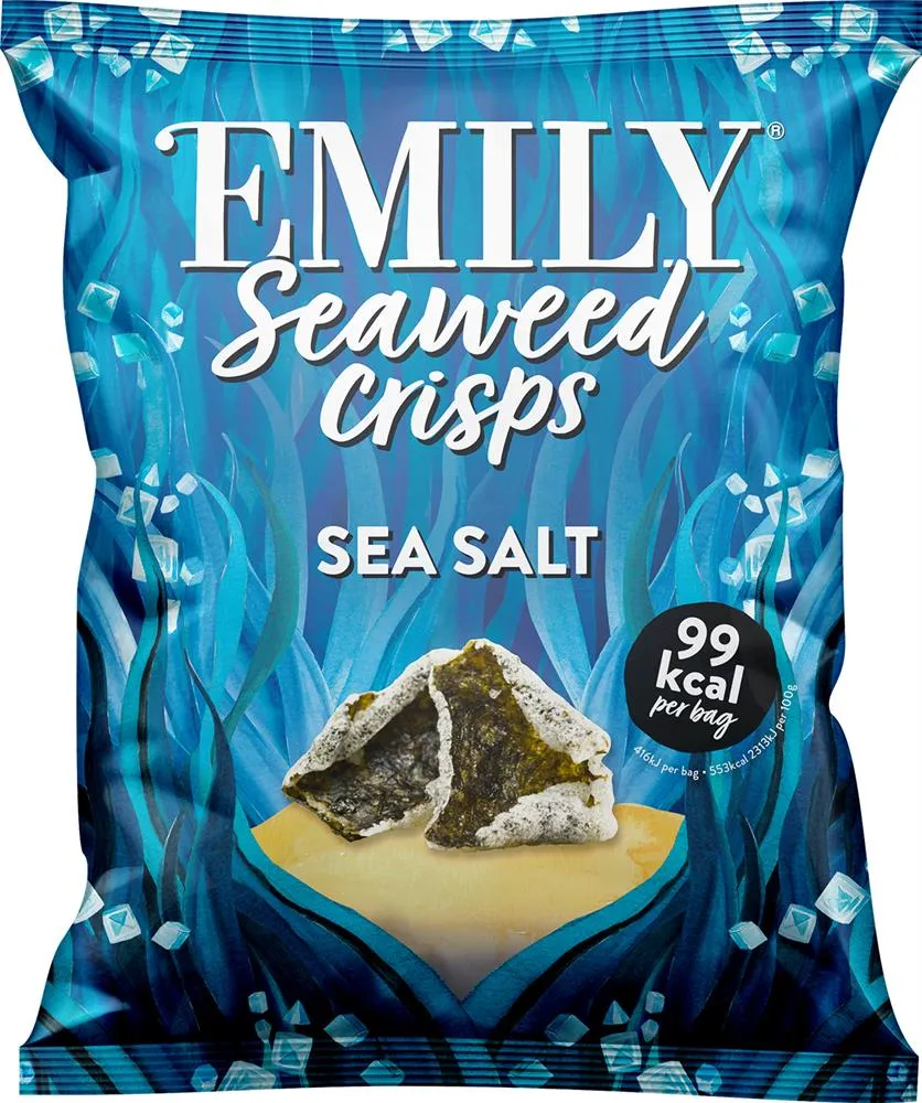 Emily Seaweed Crisps Sea Salted 18g