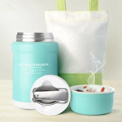 Insulated Food vacuum Flask Container With Bag