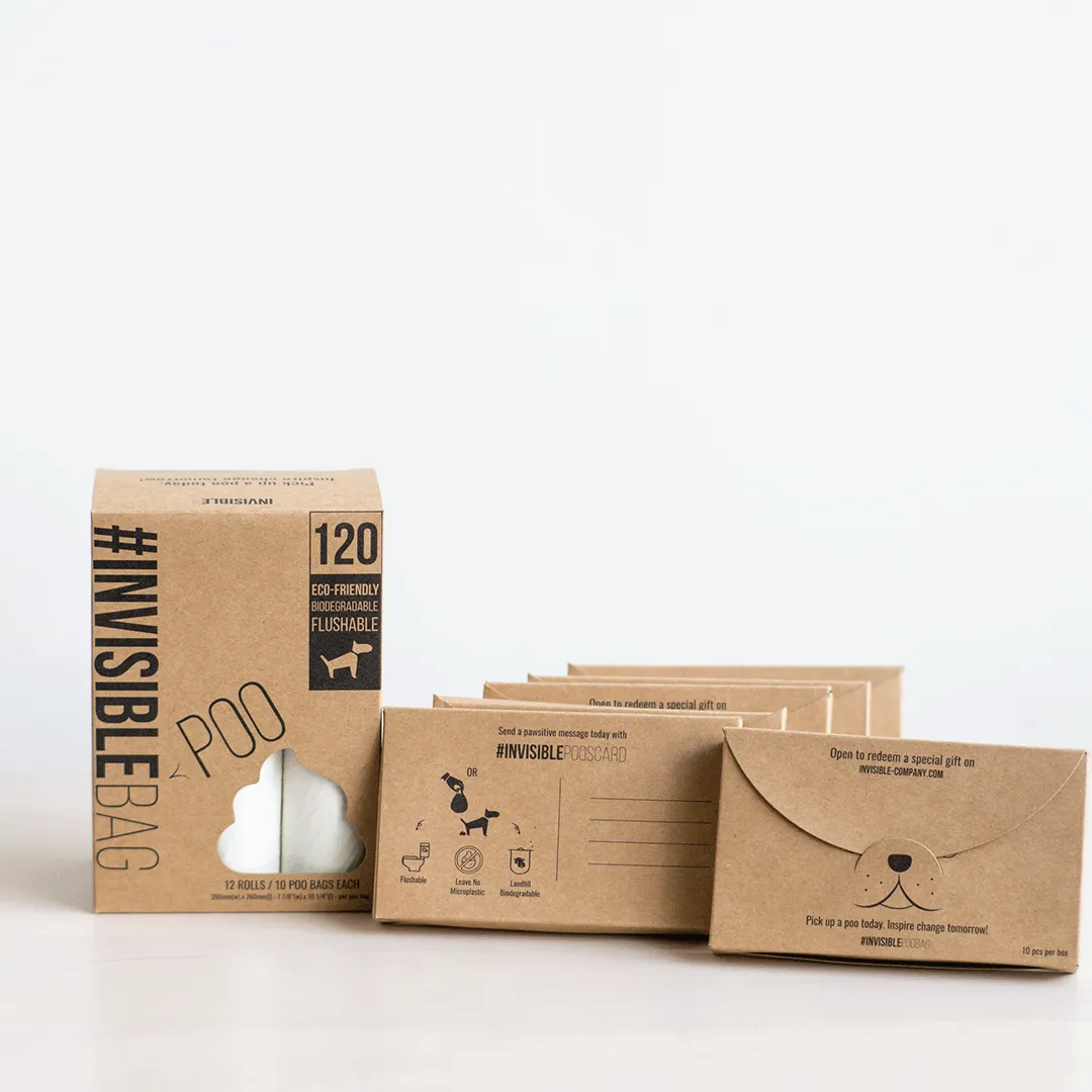 #INVISIBLEPOOSCARD (6 Boxes Pack)
