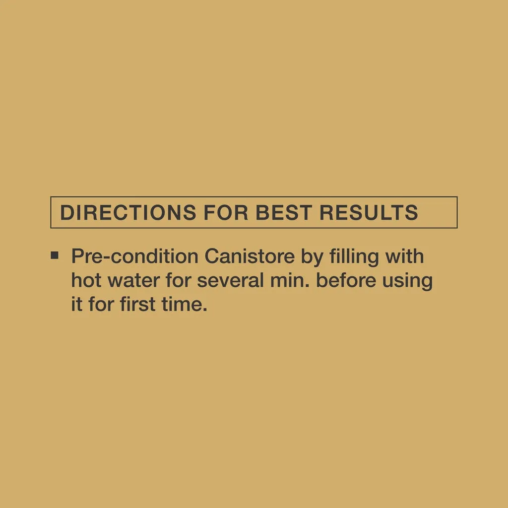NanoNine Canistore 700 ml x 2 Single Wall Stainless Steel Single Storage Container.