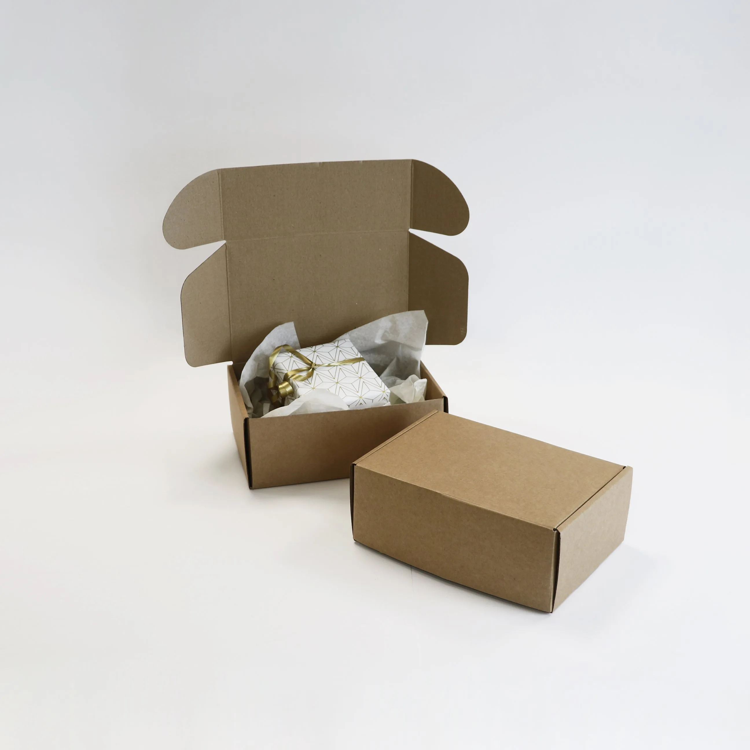 Plain Range Delivery Boxes, Med 210mm x 150mm x 85mm (Pk of 5)