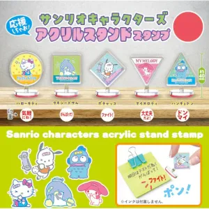 Sanrio Characters Acrylic Stand Stamp, Encouraging Words
